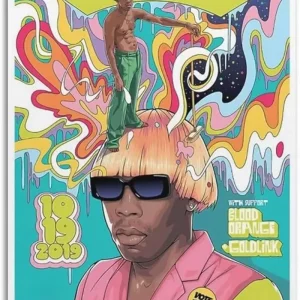 Tyler The Creator Portrait Artwork Poster