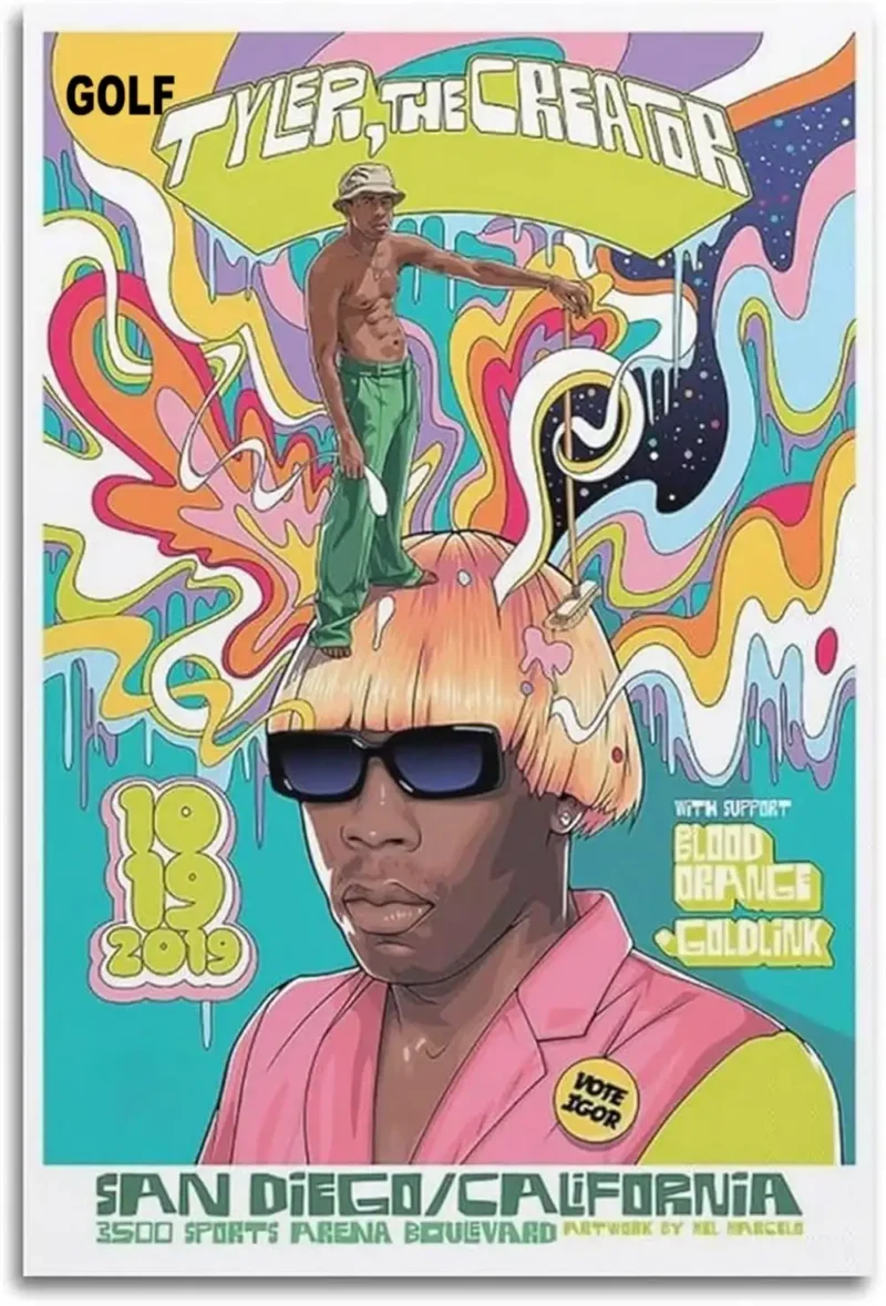 Tyler The Creator Portrait Artwork Poster